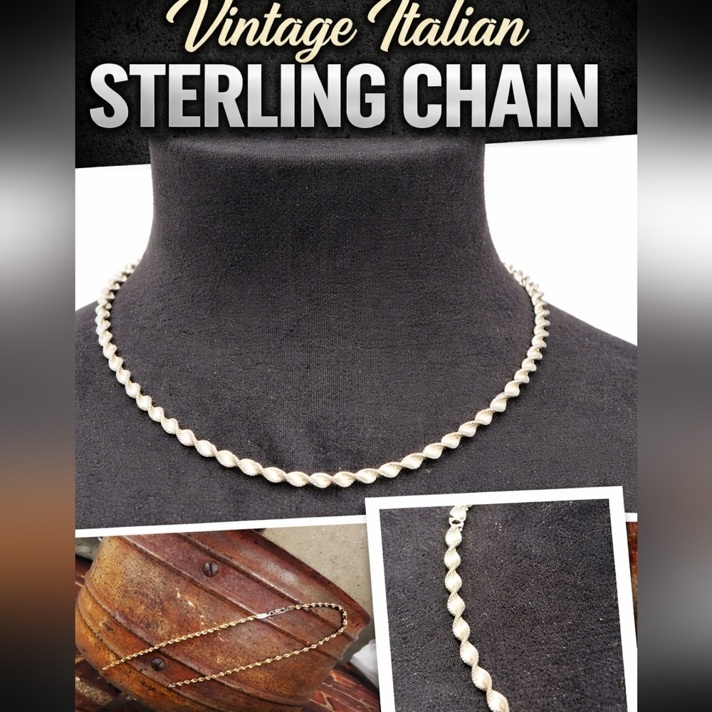 Vintage‎ Italian sterling chain
